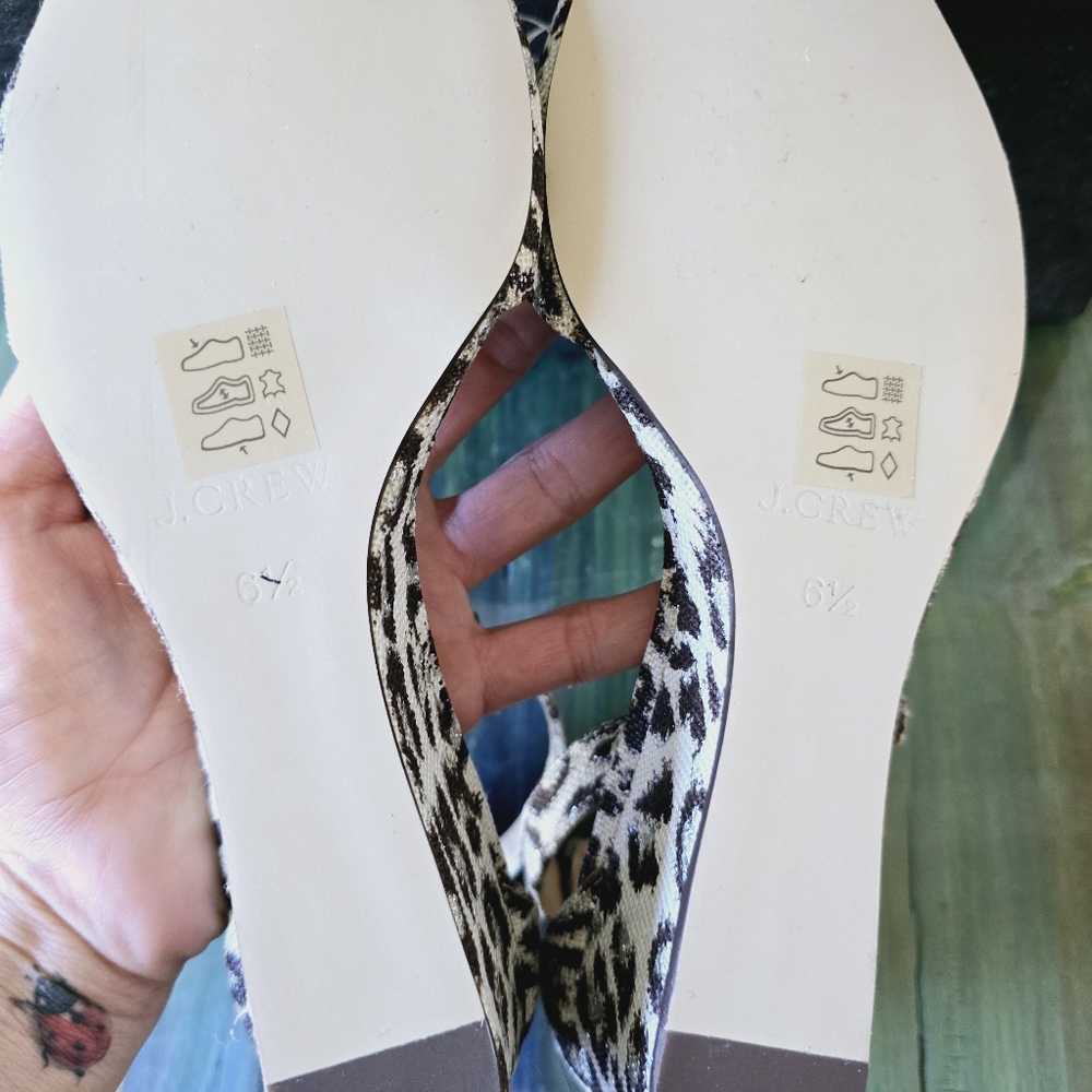 J. Crew Leopard Wedges - Picture 6 of 8